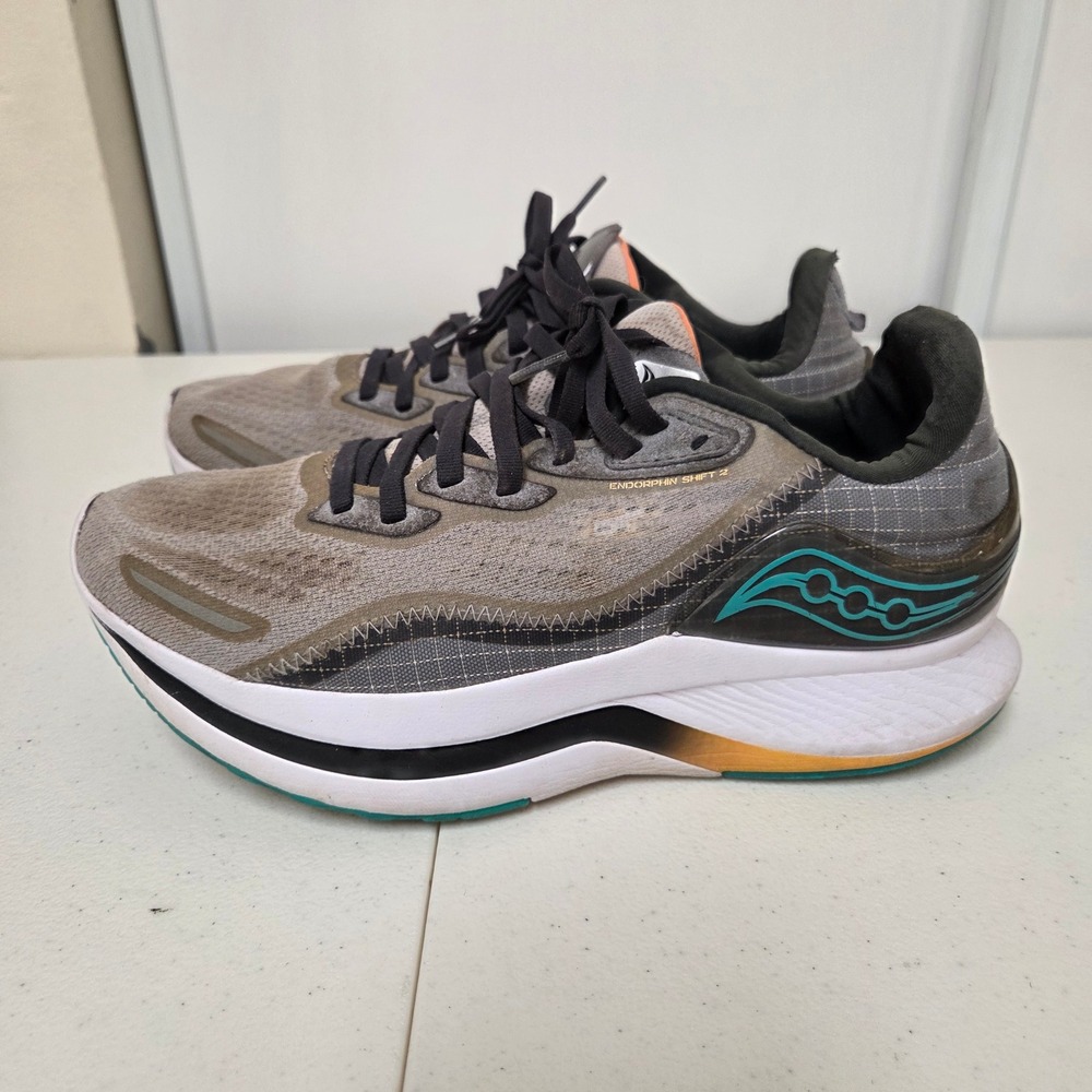 Saucony Endorphin Shift 2 Mens Running Shoes Size 8 Gray Black S20689-20